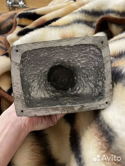 Редкий Бюст Ленин в кепке. Баганов 1979г Силумин