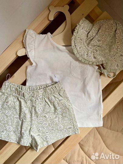 Летняя одежда для девочек 74 80 86 92 98 hm ca