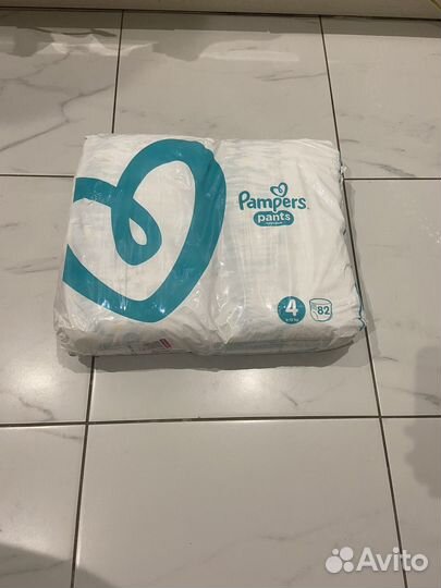 Подгузники трусики pampers 4