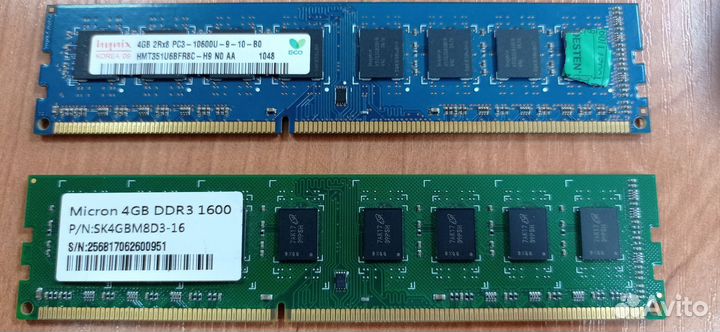 DDR3 4gb (несколько)