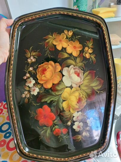 Поднос металлический