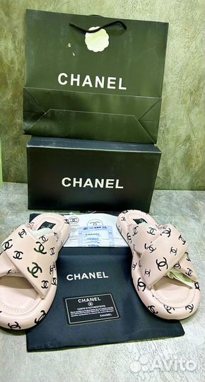 Тапочки chanel premium