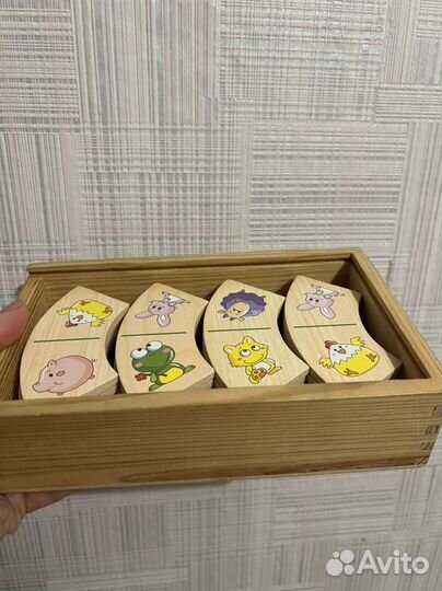 Домино деревянное