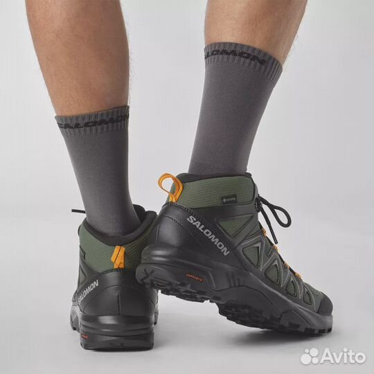 Кроссовки Salomon X Braze MID GTX Olive Night