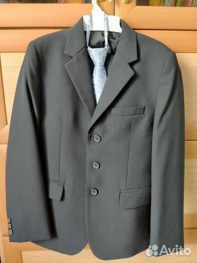 Пиджак школьный для мальчика 140рост