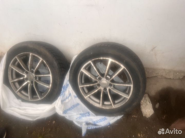 Колеса в сборе r17 зимние (липучка)