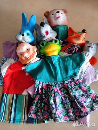 Кукольный театр, игрушки на руку 7 шт