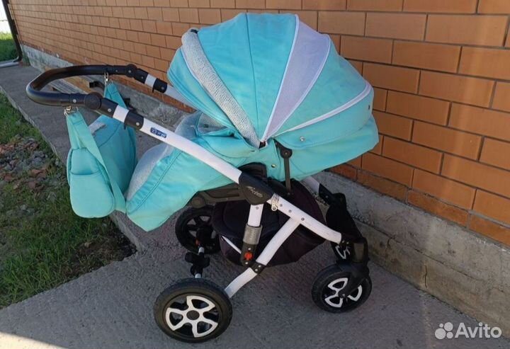 Коляска с люлькой и прогулочная 2в1 Adamex