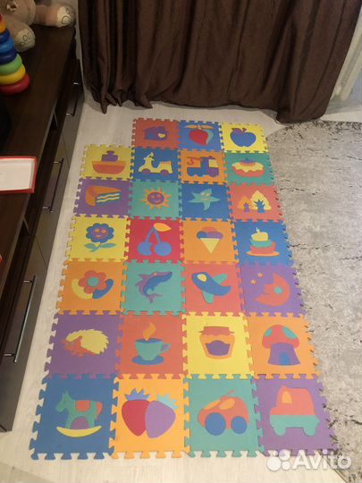 Развивающий коврик пазл