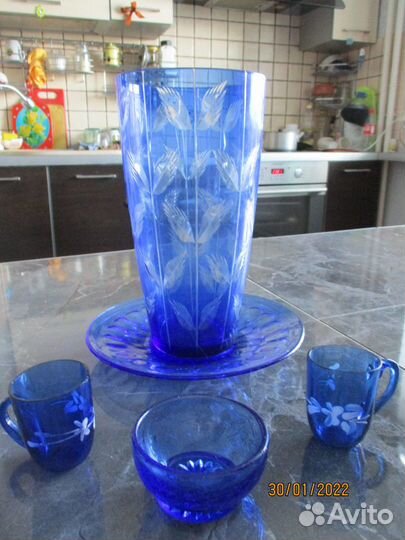 Хрустальные цветочницы из СССР