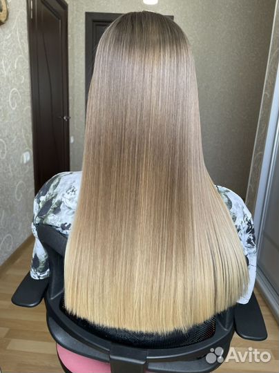 Кератиновое выпрямление, ботокс волос