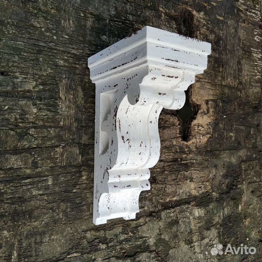 Кронштейн деревянный для кухонной полки Прованс