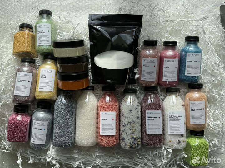 Морская соль для ванны и спа, шиммер опт/на заказ