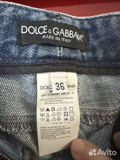 Dolce gabbana джинсы новые оригинал