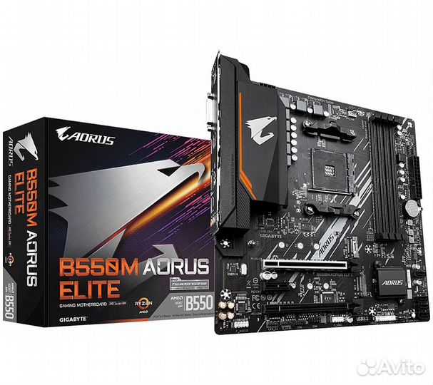 Материнская плата Gigabyte B550M Aorus Elite D4