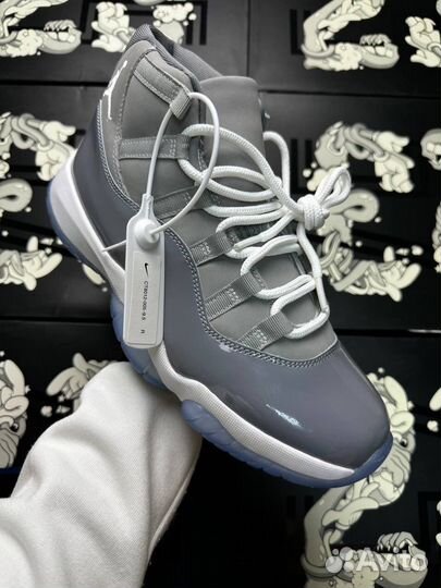 Кроссовки Air Jordan 11 grey