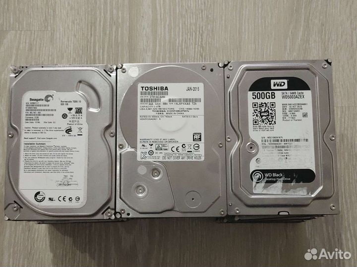 Жесткий диск 1 тб, 500gb, 320gb, 250gb