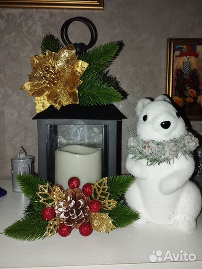 Новогодние украшения ручной работы