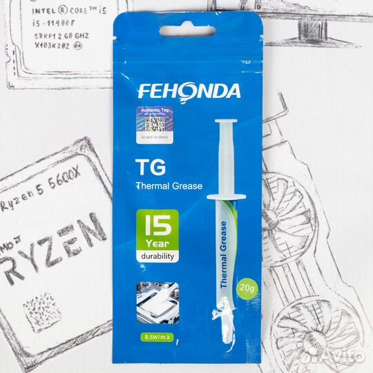Термопаста Fehonda 20гр 8.5Вт\мК
