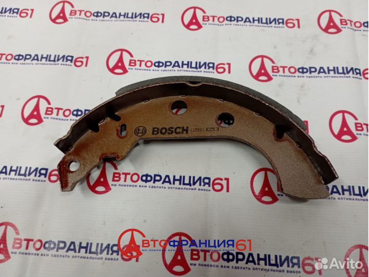 Колодки тормозные задние барабан, 0986487853 peuge