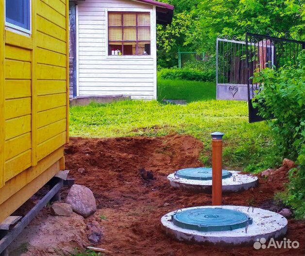 Септик из бетонных колец