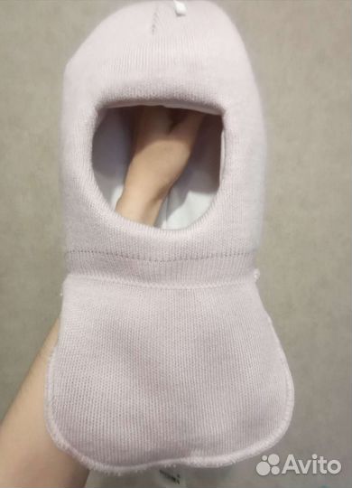 Новая шапка шлем зимняя тёплая детская