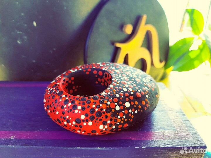 Гипсовый подсвечник