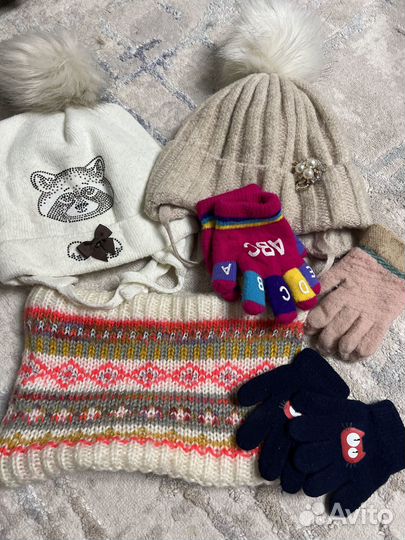 Комплект шапка, шарф