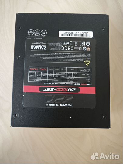 Блок питания ZM1000-EBT 1000W Gold