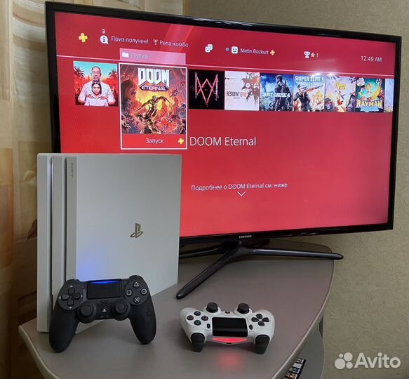 PS4 Pro White (400+ игр)