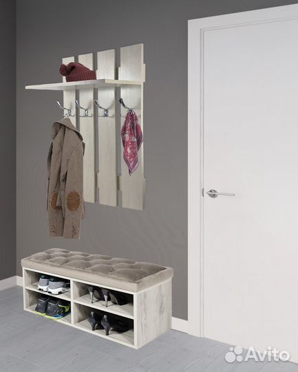 Вешалка настенная в прихожую новая