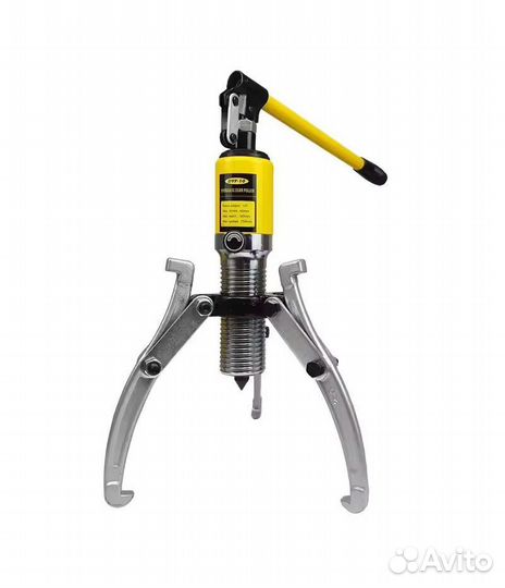 Съемник гидравлический TOR DYF-10T со встроенным насосом (двусторонние захваты)