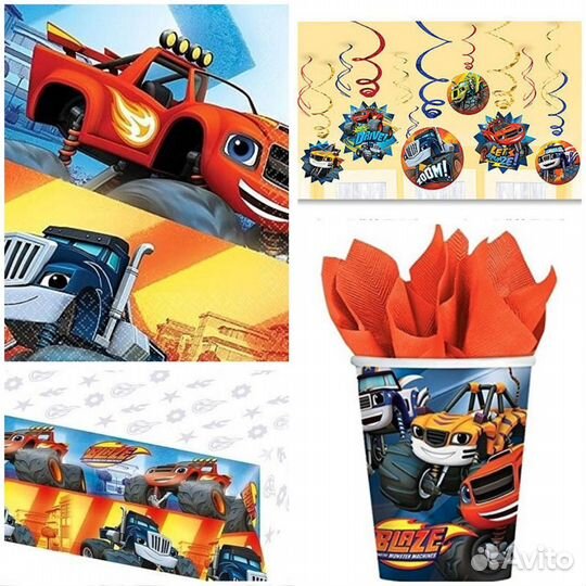 Атрибутика на День Рождения. Одноразовая посуда