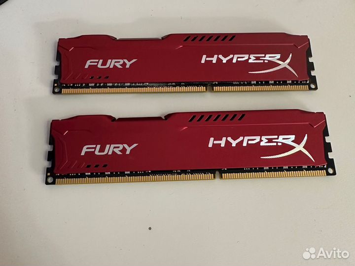 Оперативная память ddr3 hyperx fury 16gb