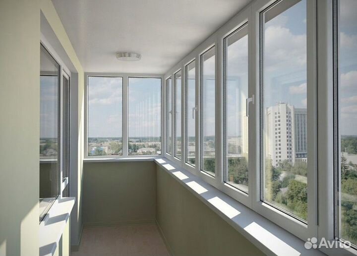 Остекление балконов и лоджий