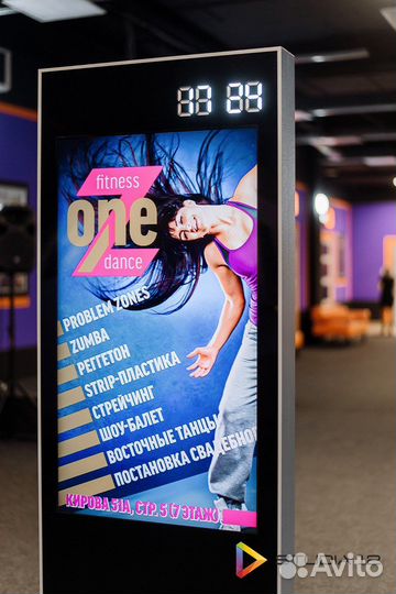 Реклама на видеостойках