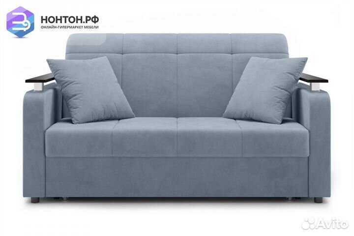 Диван аккордеон Остин светло-серый