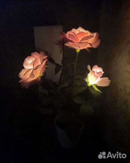 Светильник светодиодный Роза. Высота 51см