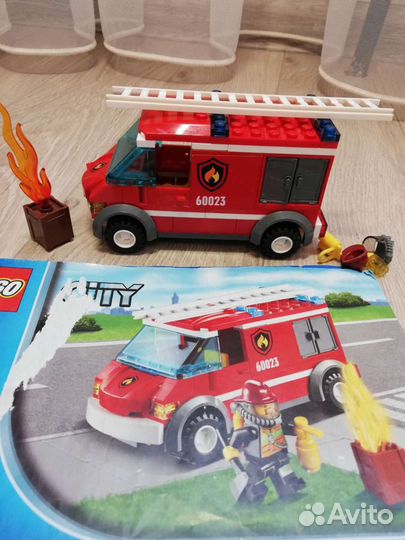 Lego пожарная машина