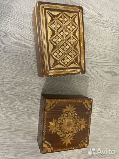 Шкатулка деревянная СССР