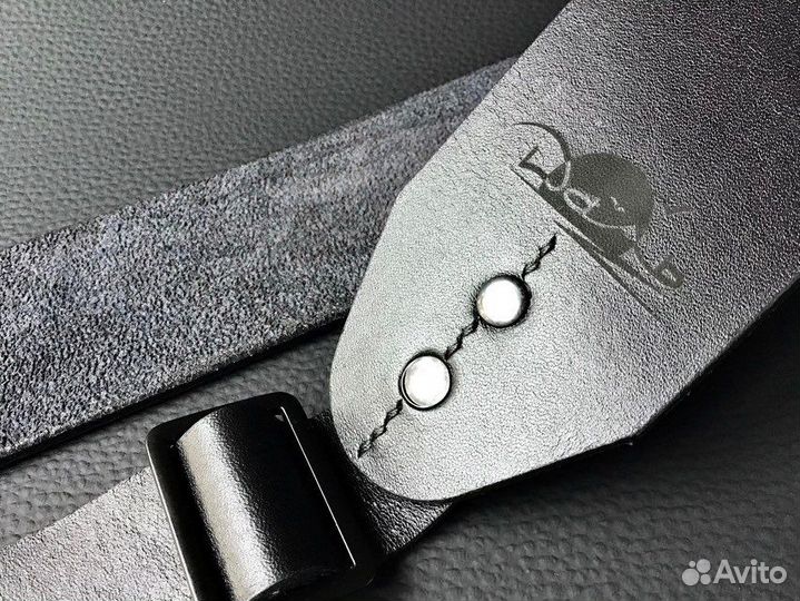 Кожаный гитарный ремень