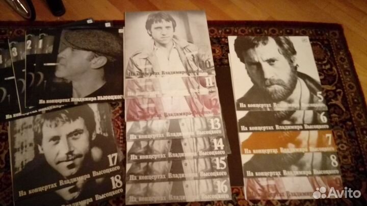 Виниловые пластинки собрание Высоцкий