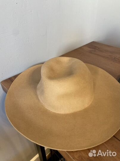 Шляпа H&M соломенная и шерстяная