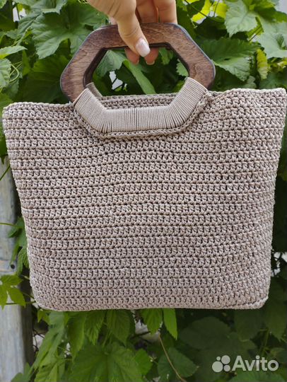 Сумка женская ручная работа вязанная