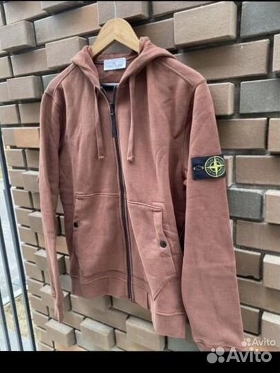 Stone island zip hoodie