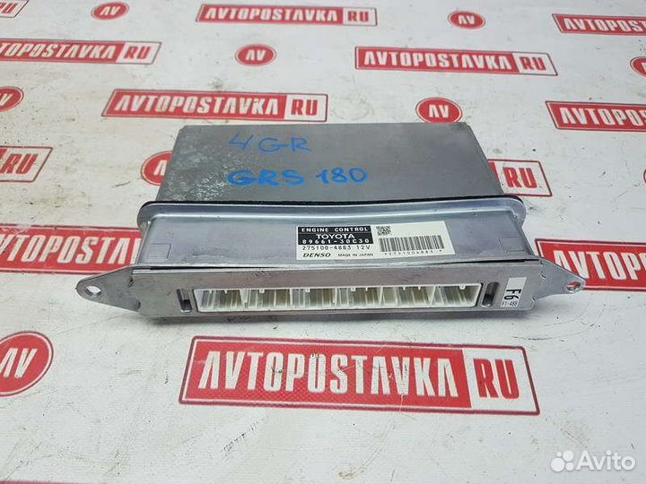 Блок управления двс Toyota Crown GRS180 4GR-FSE