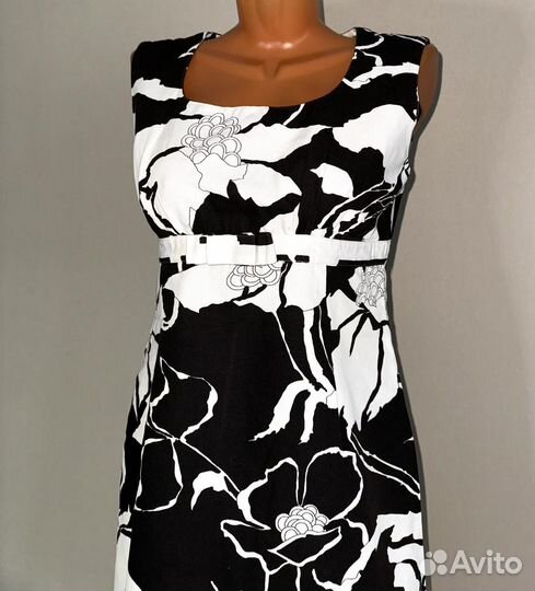 Летнее платье 44р. Мини хлопок