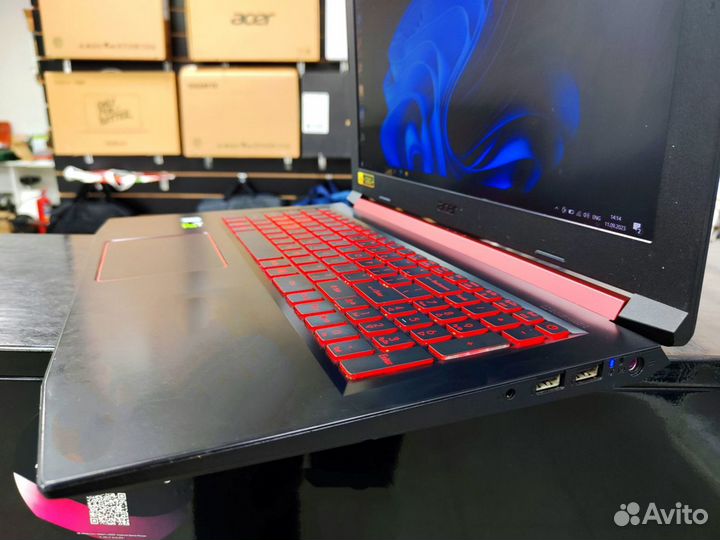 Мощный Игровой Acer Nitro 5 (i5,1050,16gb,ips)