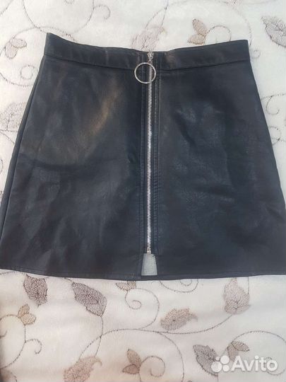 Кожаная юбка
