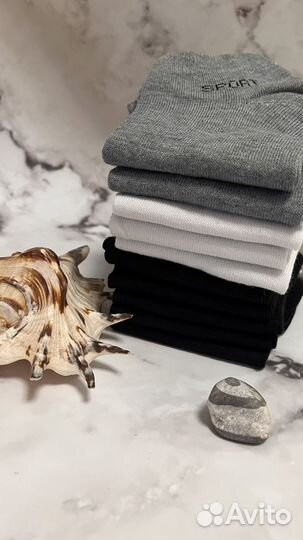 Носки укороченные спортивные тонкие